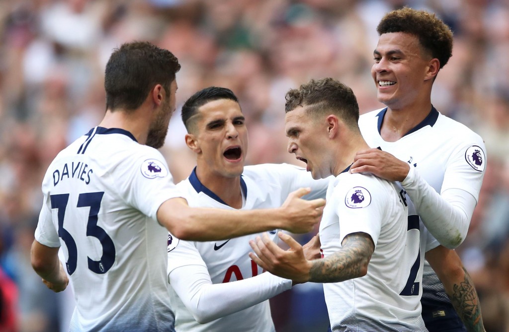 Kieran Trippier (6.0) je v tej sezoni prevzel izvajanje prostih strelov in zaupanje Pochettina upravičil že ob svoji prvi priložnosti. virFOTO: Evening Standard